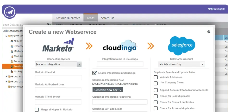 integrate marketo and salesforce